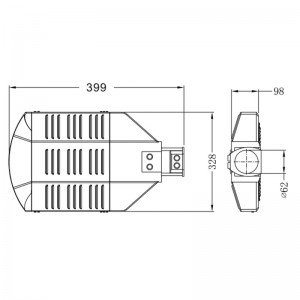 50W klasické LED pouliční osvětlení