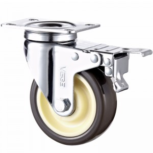 Střední daň … Chromované pokovené pouzdro s modrým průměrem a kotoučem TPE