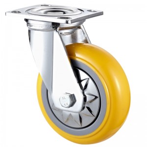 Heavy Duty - chromované pouzdro s černým TPE kolečkem9