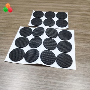 Dongguan konstruované velikosti samolepící samolepící pryžový nábytek stolní nožky ochranné podložky pro nohy a pěnová sedačka potahovací plachty