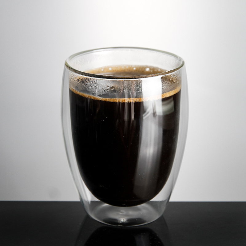 Zakázková arabská dvojitá stěna kávového skla pohár pro rodinu