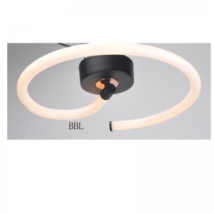 LED stropní lampa s akrylovou trubicí