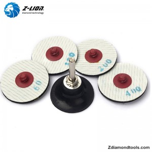 ZL-123ER 2 palcové skleněné leštící destičky Roloc