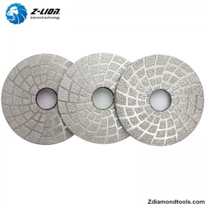 ZL-QH17 4palcové pájené diamantové podložky pro kámen