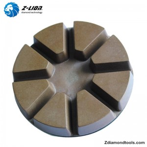 ZL-16A 3 palcové pryskyřice hybridní tvrdé diamantové podložky pro beton