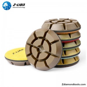 Leštící kotouče z mokrého pryskyřičného betonu ZL-16K