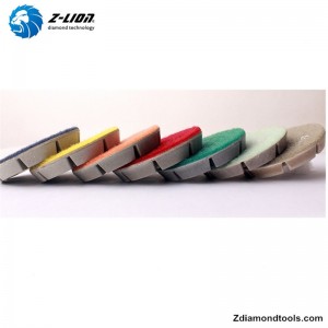 Leštící kotouče ZL-16KM z betonu z pryskyřice s plnivem