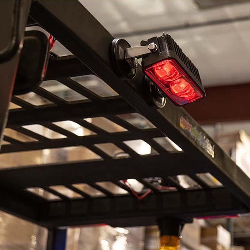 Výstražné světlo LED červené světlo zóny vysokozdvižného vozíku