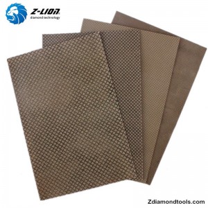 ZL-35A galvanicky pokovené diamantové leštící listy na kámen