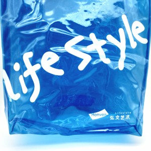 bule pvc nákupní taška