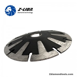 ZL-HB04 T segmentová vypouklá žulová čepel pro umělý kámen