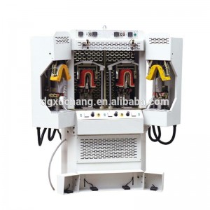 kožené sportovní boty vamp svrchní výroba nafukovací pata zadní část paty formovací tvarovací stroj