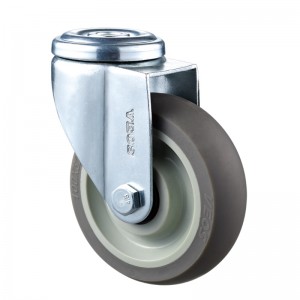 Středně velké - chromované pouzdro s šedým kolečkem Diamand TPE