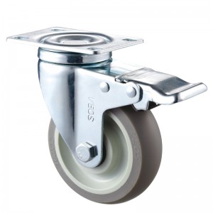 Středně velké - chromované pouzdro s šedým kolečkem Diamand TPE