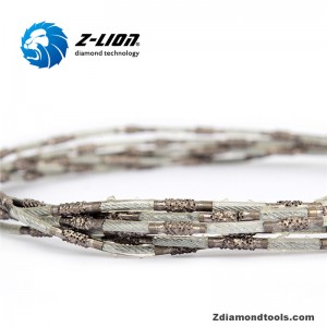 Diamantová řezací drátová pila ZL-SJ 2,0 mm pro řezání kamene onyx