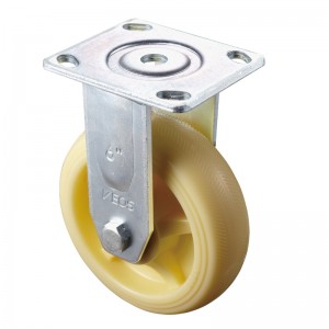 Heavy Duty - pochromované pouzdro s bílým TPE kolečkem