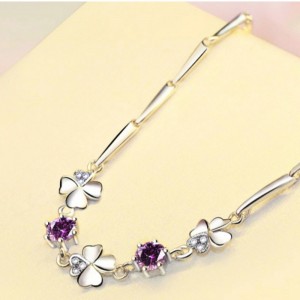 Safír ženy náramek krychlový náramek zirkony