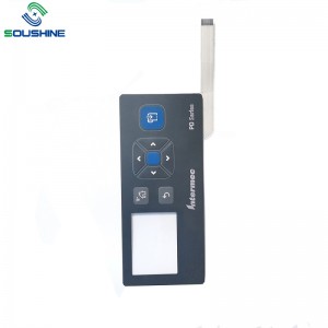 Membrána panelu panelu osvětlení LED přizpůsobená výrobcem s touchpadem