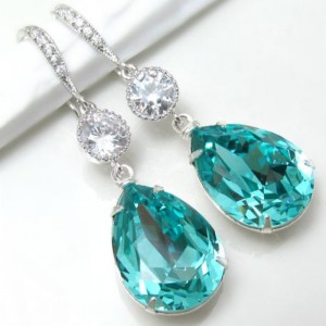 Dámské náušnice drahokam náušnice stříhající náušnice visící náušnice