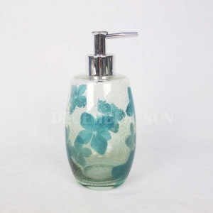 Čiré sklo se sadou koupelnových doplňků bez koše