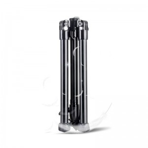 Jako monopod lze použít skládací trojdílné sady stativů Kingjoy SC056 s nízkým úhlem střelby a středovým sloupem