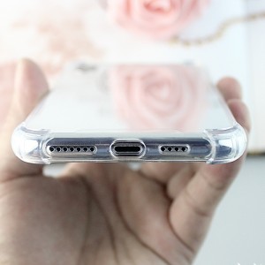 iPhone X \/ iPhone XS TPU + PC transparentní a proti nárazu pouzdro na mobilní telefon