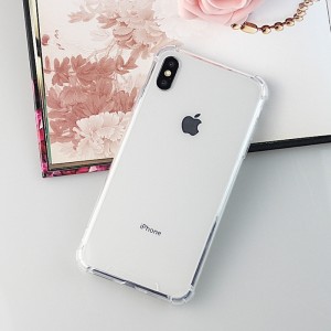 iPhone X \/ iPhone XS TPU + PC transparentní a proti nárazu pouzdro na mobilní telefon