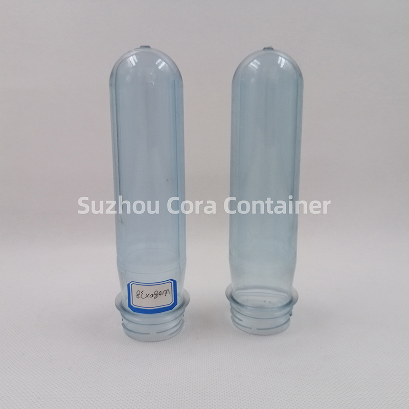 32mm 80g Velikost krku 38mm Plasitc Pet Preform pro vodní nápojový olej