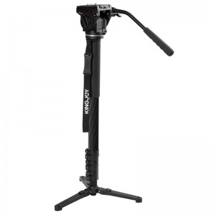 Hliníkový výsuvný monopod Kingjoy s mini stativovou základnou