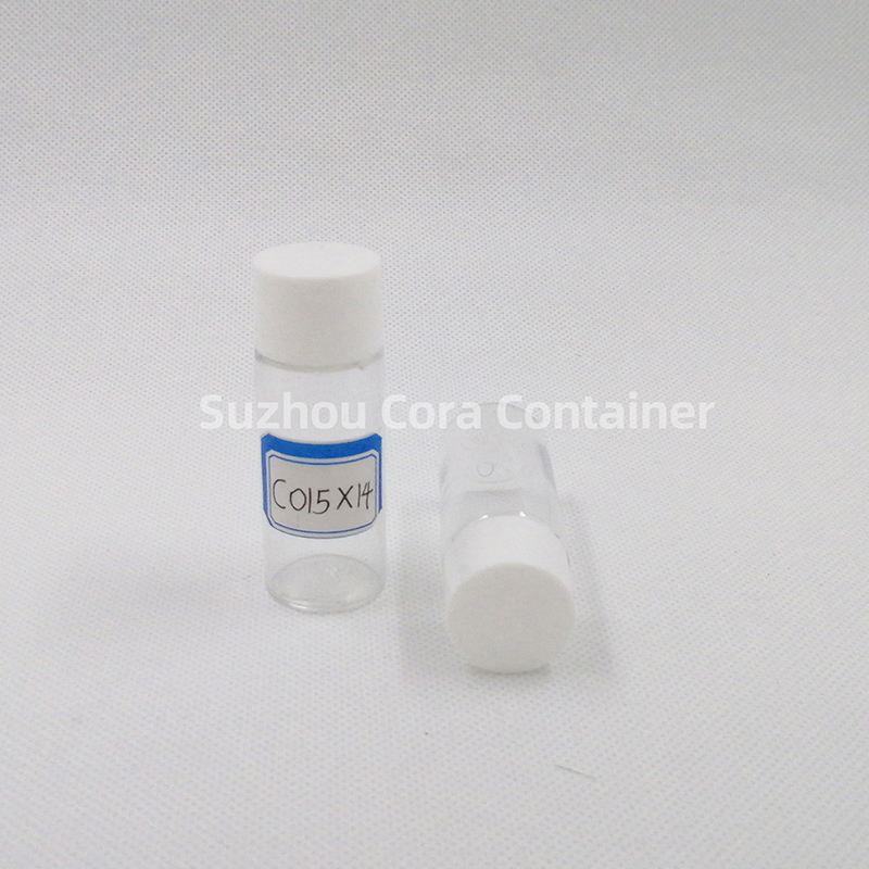 15ml Neck Size 14mm Pet Plastic Cosmetic Bottle with Screwing Cap