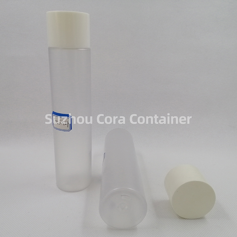 215ml Neck Size 24mm Pet Plastic Cosmetic Bottle with Screwing Cap