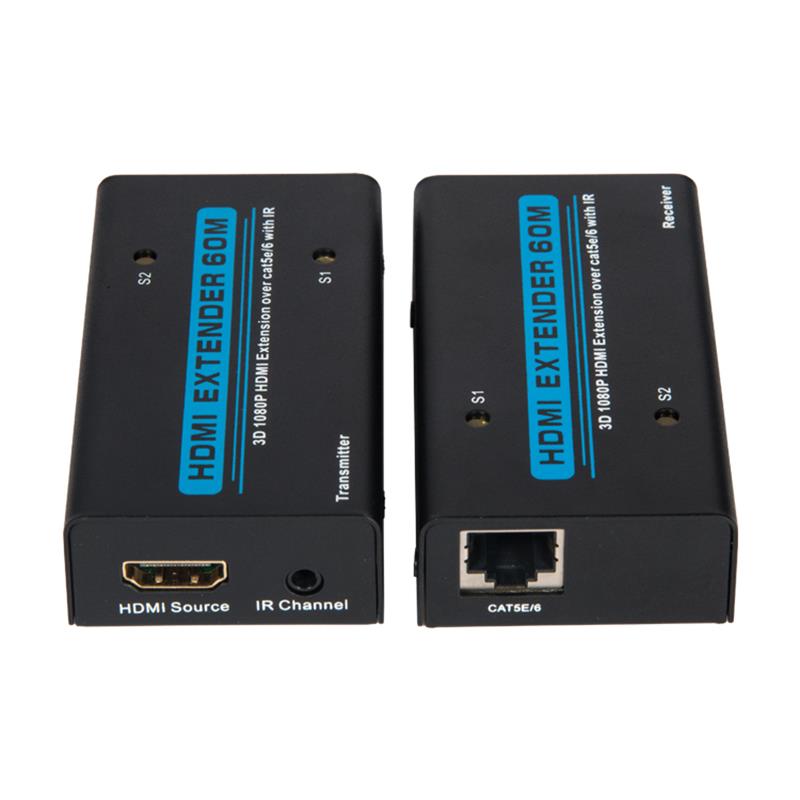 V1.3 HDMI Extender 60m nad jedním kabelem Cat5e/6 s IR Support Full HD 1080P