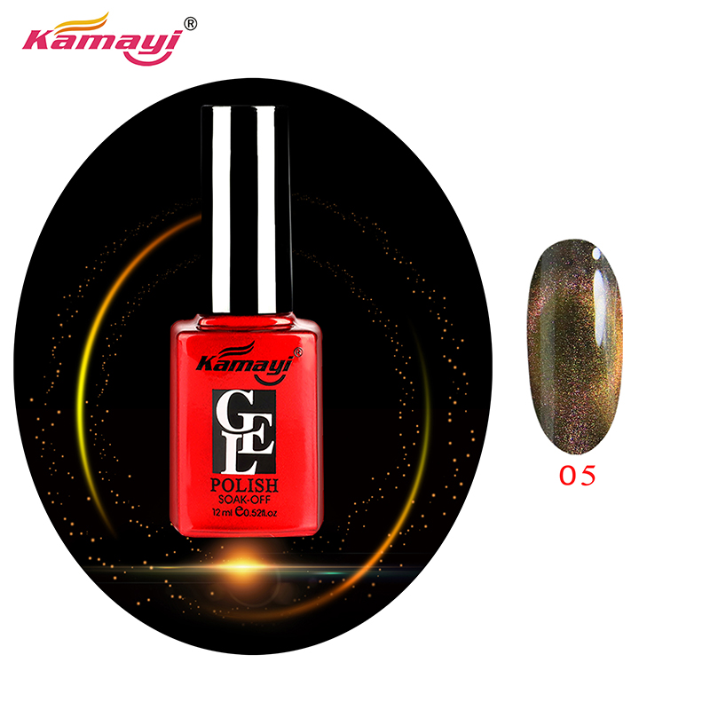 Kamayi nový produkt gel pro oční kočky namočený uv vedl 12ml 3d kočičí gel pro polské nehty