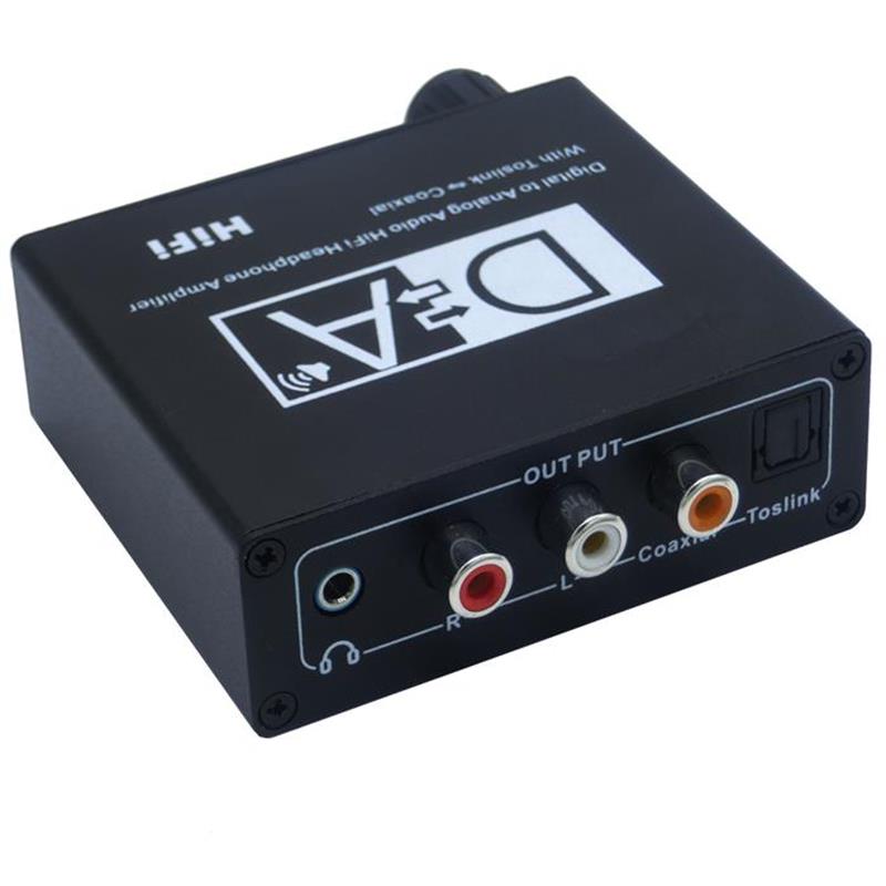 Zesilovač HiFi pro digitální audio na analogový zvuk s koaxiálním zvukem Toslink