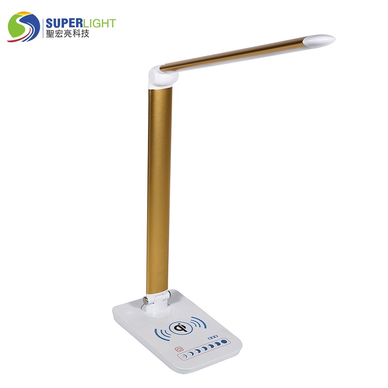 585SW Bezdrátové nabíjecí LAMPA DESK Otočitelné LED LAMP pro čtení