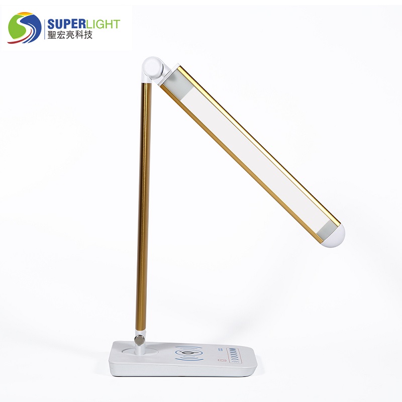 585SW Bezdrátové nabíjecí LAMPA DESK Otočitelné LED LAMP pro čtení