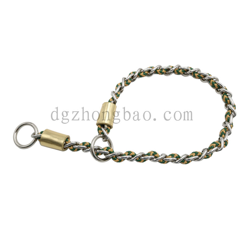 Kožené lano pomocí řetězu odolného proti opotřebení řetězu pro domácí mazlíčky