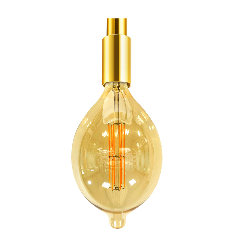 OL100 Amber 4 watty 200lumen led dimmable or non dimmable energy saving global soft filment light