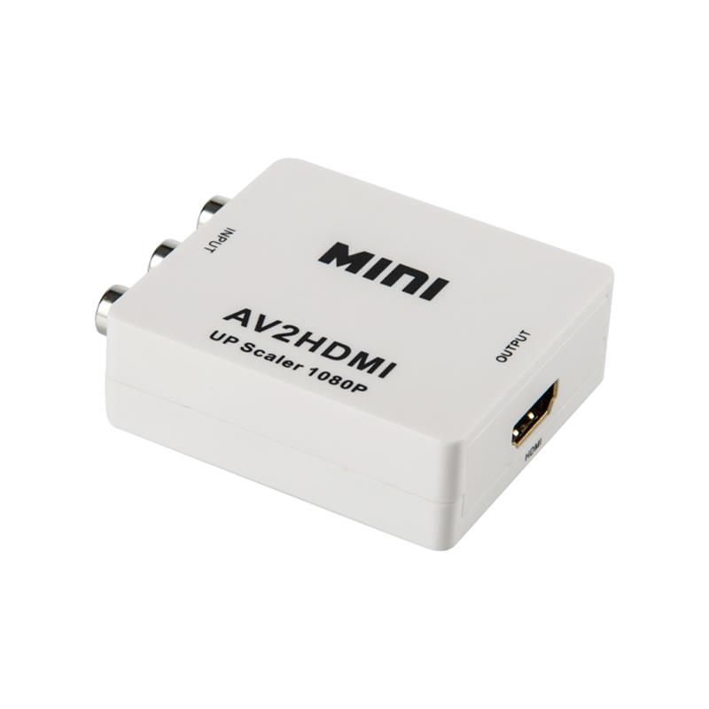 Mini Size AV/RCA/CVBS na HDMI Converter Upcaler 720p/1080p