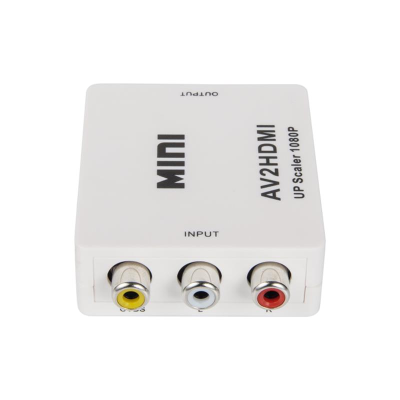 Mini Size AV/RCA/CVBS na HDMI Converter Upcaler 720p/1080p