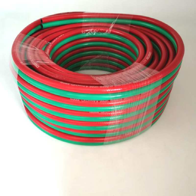 PVC kyslíková \/ acetylenová hadice \/ dvojitá svařovací hadice vyrobená v Číně