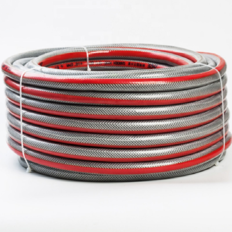 Žádná vůně kvalitní barevné pružné vlákno pletené vyztužit plastovou PVC zahradní hadici