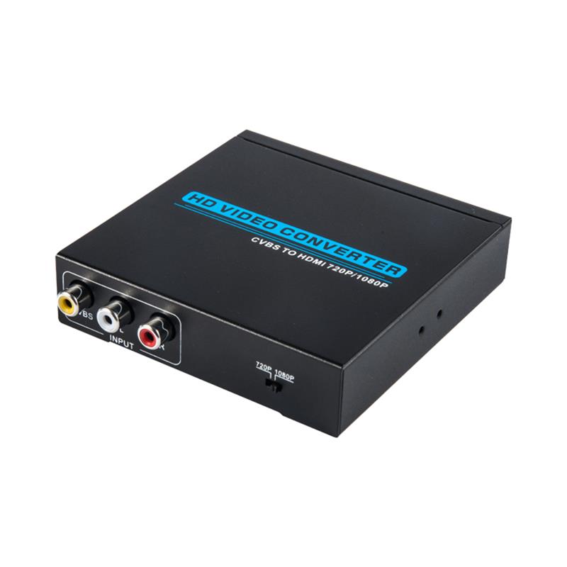 Převodník AV / CVBS na HDMI Converter Up Scaler 720P / 1080P