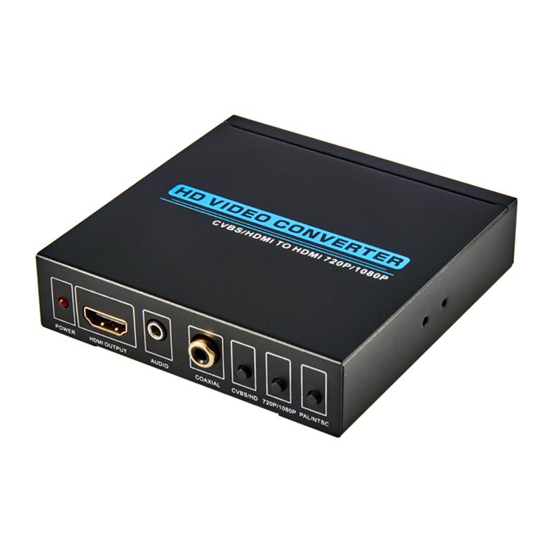 AV / CVBS + HDMI NA HDMI KONVERTER UP UP SCALER (720P / 1080P)