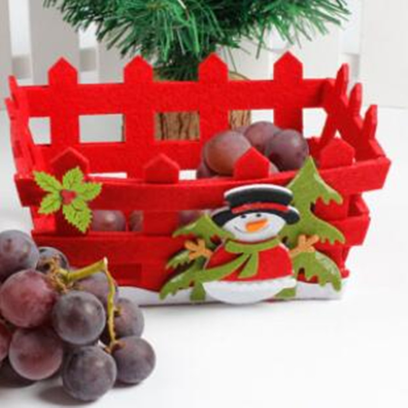 Eco Friendly Decorative Dárkový koš Vánoce Felt Basket