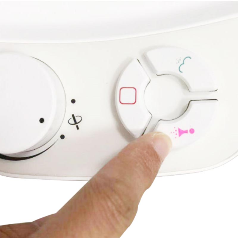 Záchodové sedátko kulaté tlačítko bidet