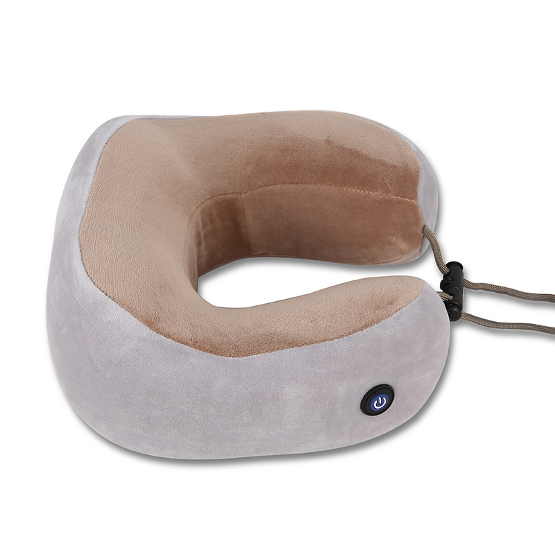 AA Baterie U-Shape Masážní polštář Memory Foam Neck Travel Masážní polštář Neck Massager