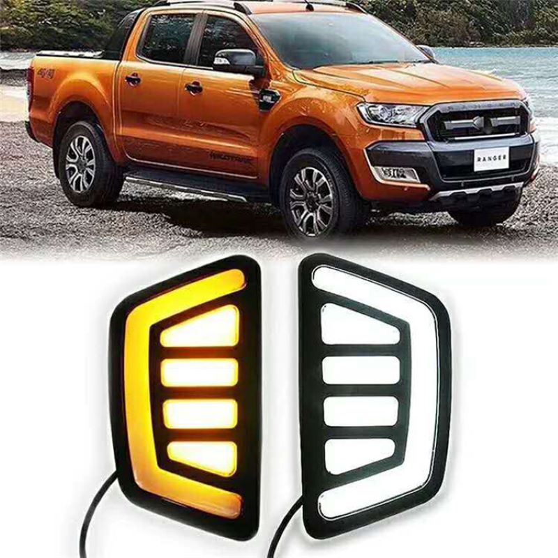 Daytime runnung light for Ford Ranger 2015~2017,Gille with LED light for Ford Ranger 2015~2017