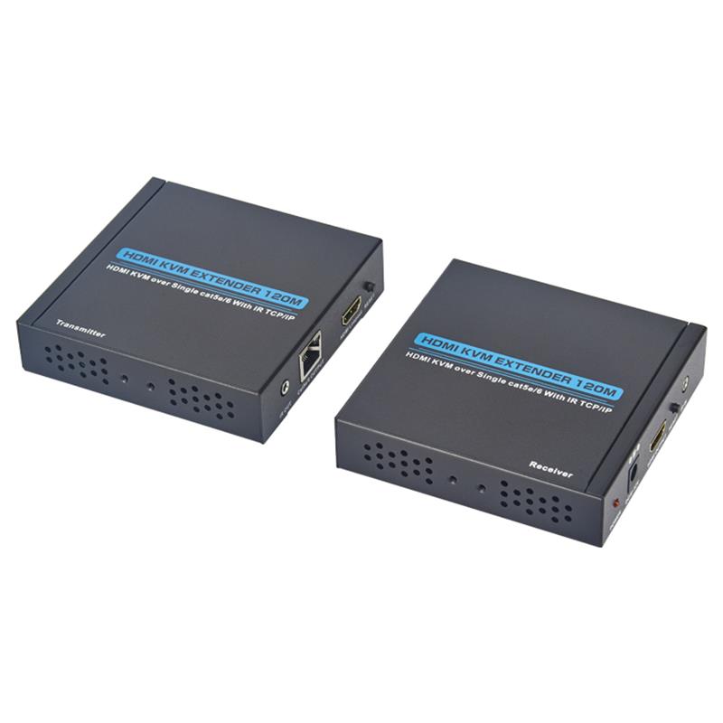 HDMI KVM Extender 100m over Single cat5e / 6 Podpora Full HD 1080P TCP / IP