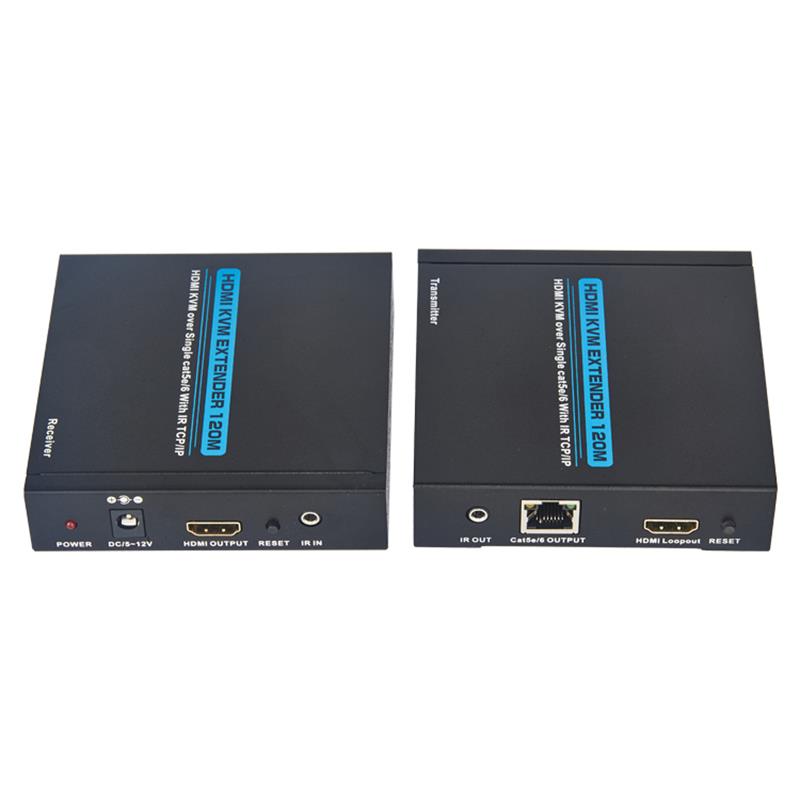 HDMI KVM Extender 100m over Single cat5e / 6 Podpora Full HD 1080P TCP / IP